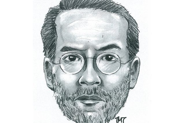 A police sketch of the suspect